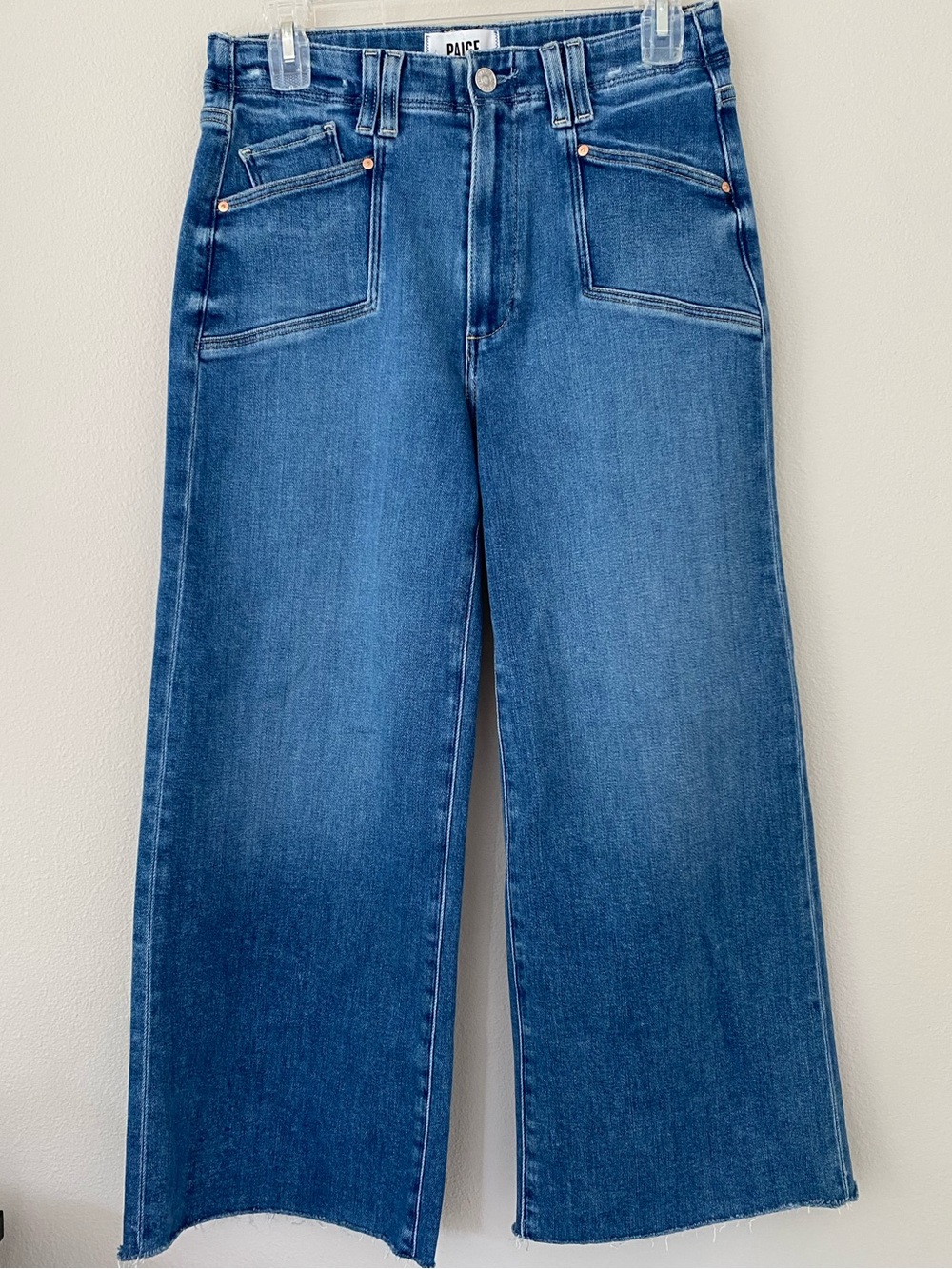 Paige Anessa Wide Leg Jeans Petite 27